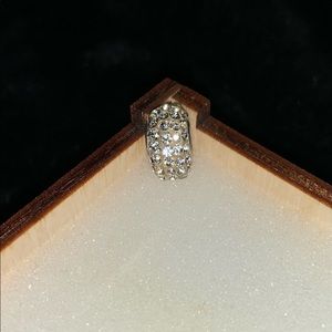 Clear Crystal Bead Charm for Bracelet